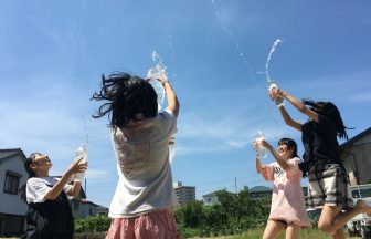 真夏はやっぱり水あそび！